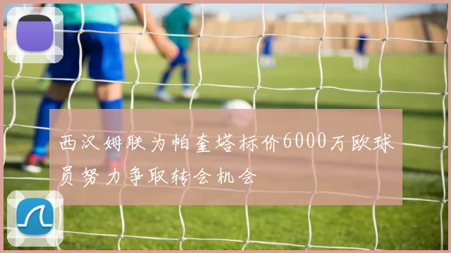 西汉姆联为帕奎塔标价6000万欧球员努力争取转会机会